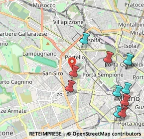 Mappa 20149 Milano MI, Italia (2.54636)