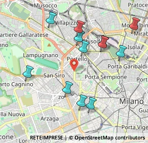 Mappa 20149 Milano MI, Italia (2.04167)