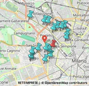 Mappa 20149 Milano MI, Italia (1.56944)
