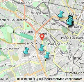 Mappa 20149 Milano MI, Italia (2.6095)