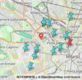 Mappa 20149 Milano MI, Italia (1.93385)