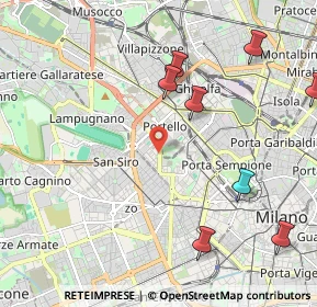 Mappa 20149 Milano MI, Italia (3.21167)