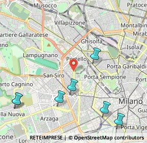 Mappa 20149 Milano MI, Italia (3.36273)