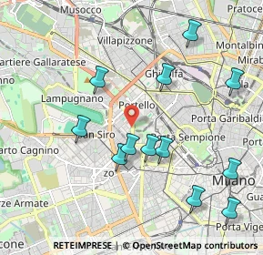 Mappa 20149 Milano MI, Italia (2.14667)