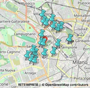 Mappa 20149 Milano MI, Italia (1.479)