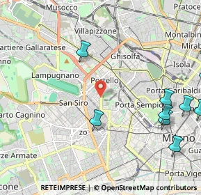 Mappa 20149 Milano MI, Italia (3.06455)