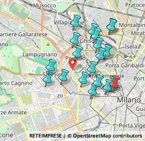 Mappa 20149 Milano MI, Italia (1.6975)