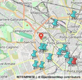 Mappa 20149 Milano MI, Italia (2.50154)