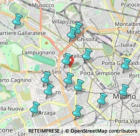 Mappa 20149 Milano MI, Italia (2.14429)