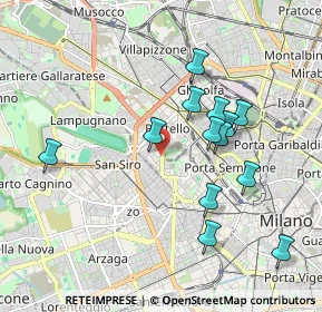 Mappa 20149 Milano MI, Italia (1.82154)