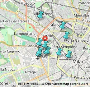 Mappa 20149 Milano MI, Italia (1.44909)