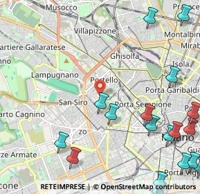 Mappa 20149 Milano MI, Italia (3.26944)