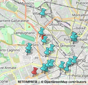 Mappa 20149 Milano MI, Italia (2.22722)