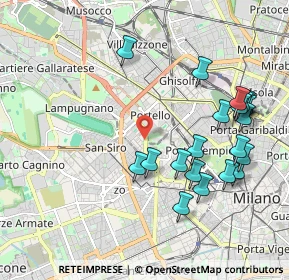 Mappa 20149 Milano MI, Italia (2.158)