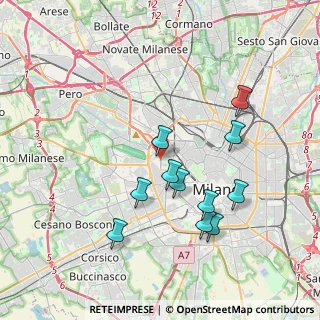 Mappa 20149 Milano MI, Italia (3.61455)