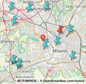 Mappa 20149 Milano MI, Italia (5.41538)