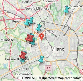 Mappa 20149 Milano MI, Italia (3.92538)