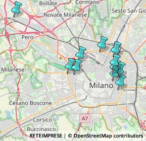 Mappa 20149 Milano MI, Italia (3.74182)