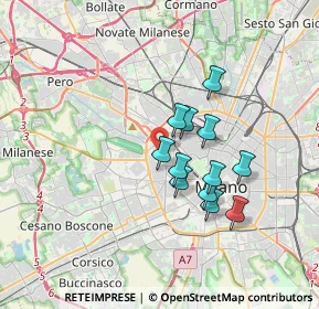 Mappa 20149 Milano MI, Italia (2.7075)