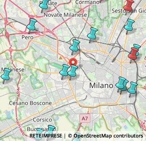 Mappa 20149 Milano MI, Italia (6.1075)