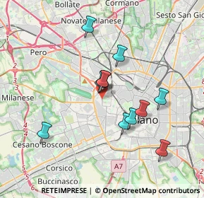Mappa 20149 Milano MI, Italia (3.17818)