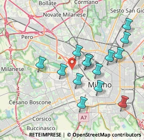 Mappa 20149 Milano MI, Italia (3.63286)