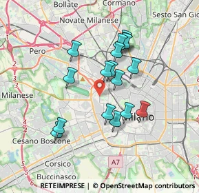 Mappa 20149 Milano MI, Italia (3.03824)