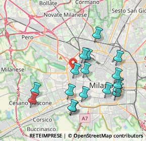 Mappa 20149 Milano MI, Italia (3.86765)