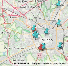 Mappa 20149 Milano MI, Italia (4.18091)
