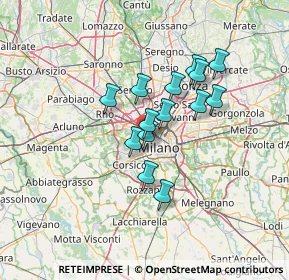 Mappa 20149 Milano MI, Italia (10.06714)