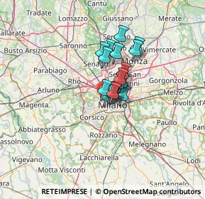 Mappa 20149 Milano MI, Italia (7.46235)