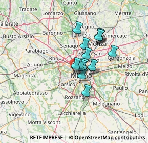 Mappa 20149 Milano MI, Italia (8.84063)