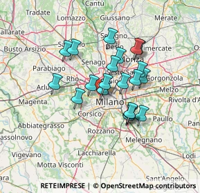 Mappa 20149 Milano MI, Italia (10.7235)