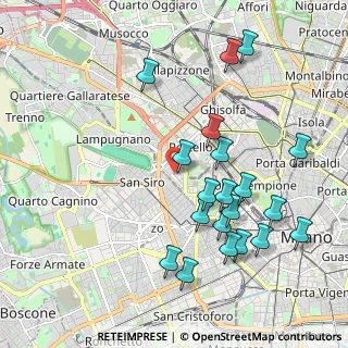 Mappa Via Antonia Pozzi, 20149 Milano MI, Italia (2.155)