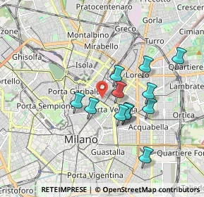 Mappa Via Panfilo Castaldi, 20149 Milano MI, Italia (1.54167)