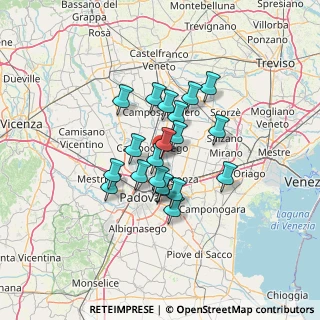 Mappa Via Salvo D'Acquisto, 35011 Campodarsego PD, Italia (9.623)