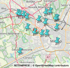 Mappa Via dei Foscari, 20151 Milano MI, Italia (3.89059)