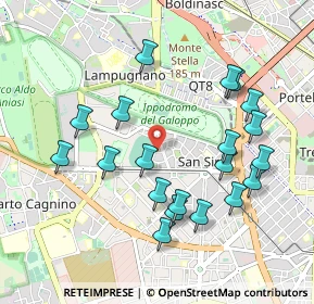 Mappa Via dei Foscari, 20151 Milano MI, Italia (0.9905)