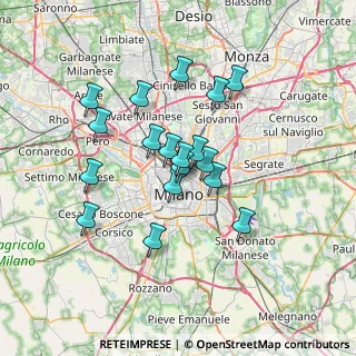 Mappa Bastioni di Porta Nuova, 20121 Milano MI, Italia (5.74167)