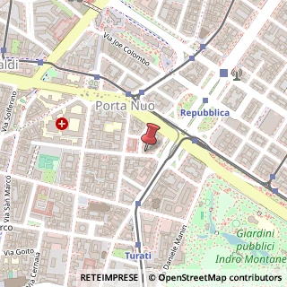 Mappa Via Giuseppe Parini, 2, 20121 Milano, Milano (Lombardia)