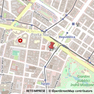 Mappa Piazza della Repubblica,  3, 20121 Milano, Milano (Lombardia)
