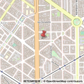Mappa Via Vincenzo Vela, 3, 20133 Milano, Milano (Lombardia)