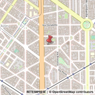Mappa Via Vincenzo Vela, 3, 20133 Milano, Milano (Lombardia)
