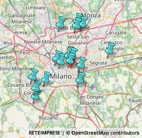 Mappa Gli appuntamenti in pausa pranzo vanno concordati in anticipo, 20133 Milano MI, Italia (5.71294)