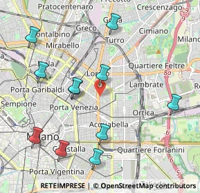 Mappa Gli appuntamenti in pausa pranzo vanno concordati in anticipo, 20133 Milano MI, Italia (2.25273)