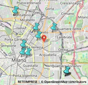 Mappa Gli appuntamenti in pausa pranzo vanno concordati in anticipo, 20133 Milano MI, Italia (2.45545)