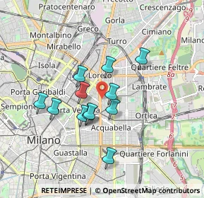 Mappa Gli appuntamenti in pausa pranzo vanno concordati in anticipo, 20133 Milano MI, Italia (1.3975)