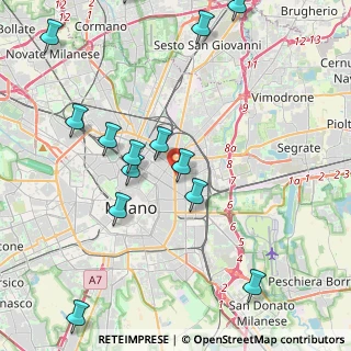 Mappa Gli appuntamenti in pausa pranzo vanno concordati in anticipo, 20133 Milano MI, Italia (4.97357)