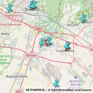 Mappa Via Bettole, 25010 Zona Artigianale Canneto BS, Italia (5.81909)