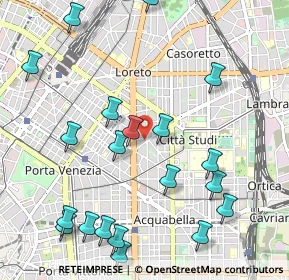 Mappa Largo Celestino Usuelli, 20133 Milano MI, Italia (1.2535)